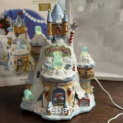 Dept 56 North Pole Series Polar Bear Palace 799918 Christmas Village Xmas Tested
