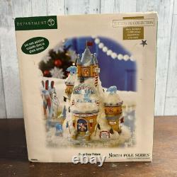 Dept 56 North Pole Series Polar Bear Palace 799918 Christmas Village Xmas Tested