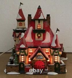 Dept 56 North Pole Series ROUTE 1 HOME of MR. & MRS. CLAUS Holiday Village Decor