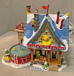 Dept 56 North Pole Series RUBBER DUCK FACTORY 799920 Christmas House Department