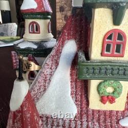 Dept 56 North Pole Series Route1 Home Of Mr &Mrs Claus 1996 Complete Orig Nice