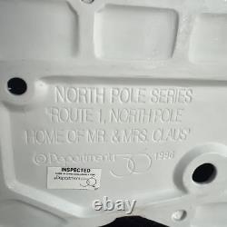Dept 56 North Pole Series Route1 Home Of Mr &Mrs Claus 1996 Complete Orig Nice