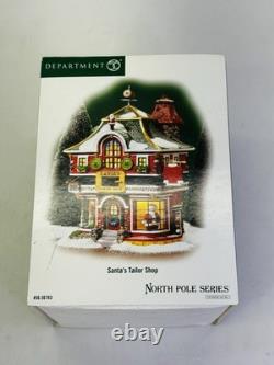 Dept 56 North Pole Series SANTA'S TAILOR SHOP New in Box