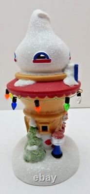 Dept 56 North Pole Series Santa's DQ Cone House #4054968 Old Store Stock withBox