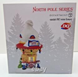 Dept 56 North Pole Series Santa's DQ Cone House #4054968 Old Store Stock withBox