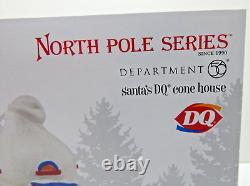 Dept 56 North Pole Series Santa's DQ Cone House #4054968 Old Store Stock withBox