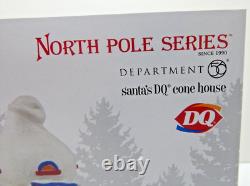 Dept 56 North Pole Series Santa's DQ Cone House #4054968 Old Store Stock withBox