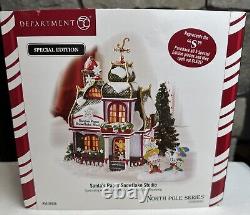 Dept 56 North Pole Series Santa's Paper Snowflake Studio Special Ed See Descri