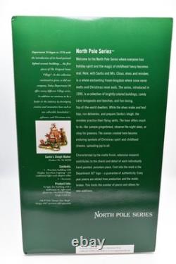 Dept 56 North Pole Series Santa's Sleigh Maker #56.56950 Limited Edition