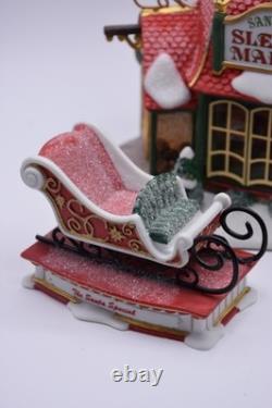 Dept 56 North Pole Series Santa's Sleigh Maker #56.56950 Limited Edition