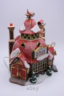 Dept 56 North Pole Series Santa's Sleigh Maker #56.56950 Limited Edition