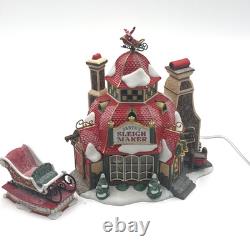 Dept 56 North Pole Series Santa's Sleigh Maker #56.56950 Limited Edition-READ