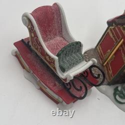Dept 56 North Pole Series Santa's Sleigh Maker #56.56950 Limited Edition-READ