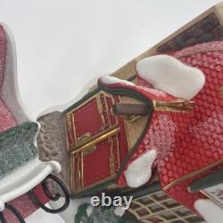 Dept 56 North Pole Series Santa's Sleigh Maker #56.56950 Limited Edition-READ