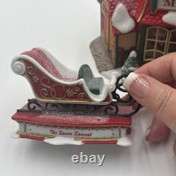 Dept 56 North Pole Series Santa's Sleigh Maker #56.56950 Limited Edition-READ