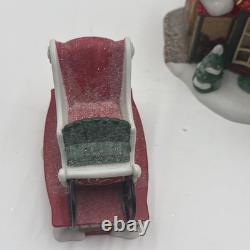 Dept 56 North Pole Series Santa's Sleigh Maker #56.56950 Limited Edition-READ
