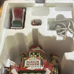 Dept 56 North Pole Series Santa's Sleigh Maker #56.56950 Limited Edition-READ