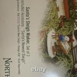 Dept 56 North Pole Series Santa's Sleigh Maker #56.56950 Limited Edition-READ