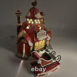 Dept 56 North Pole Series Santa's Sleigh Maker #56.56950 Limited Edition withBox