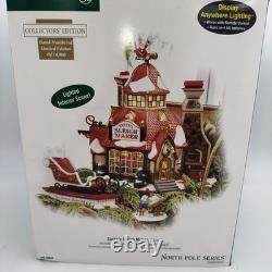 Dept 56 North Pole Series Santa's Sleigh Maker #56.56950 Limited Edition withBox