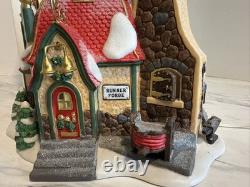 Dept 56 North Pole Series Santa's Sleigh Maker Ser Of 2 #56950 Limited Ed withBox