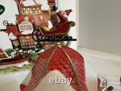 Dept 56 North Pole Series Santa's Sleigh Maker Ser Of 2 #56950 Limited Ed withBox