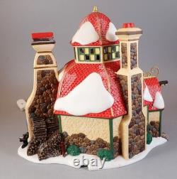 Dept 56 North Pole Series Santa's Sleigh Maker (Set of 2) 56.56950 Lighted