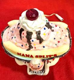 Dept. 56 North Pole Series Santa's Sweet Shop Nana Split's Ice Cream Parlor