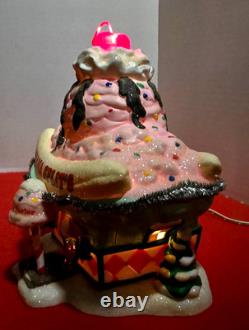 Dept. 56 North Pole Series Santa's Sweet Shop Nana Split's Ice Cream Parlor