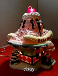 Dept. 56 North Pole Series Santa's Sweet Shop Nana Split's Ice Cream Parlor