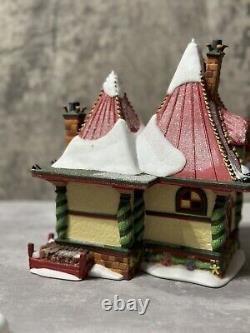 Dept 56 North Pole Series Santa's Sweet Shop Sweet Rock Candy & Visiting Center