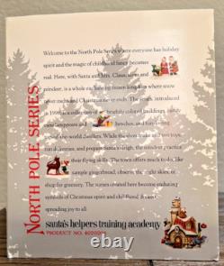 Dept 56 North Pole Series Santa's helpers training academy 4020204 ret 2011