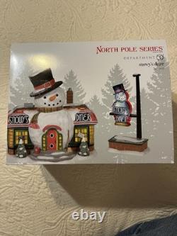 Dept 56 North Pole Series Snowy's Diner (set Of 2) 6005429 Factory Sealed NIB