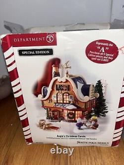 Dept 56 North Pole Series Special Augie's Christmas Carols #56954 with Box 2007