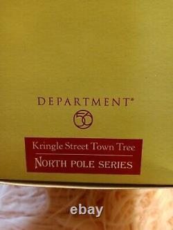 Dept 56 North Pole Series Special Edition KRINGLE STREET TOWN TREE New in Box