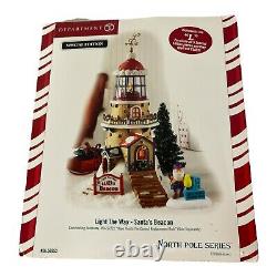 Dept 56 North Pole Series Special Edition Light the Way Santa's Beacon #56.56953