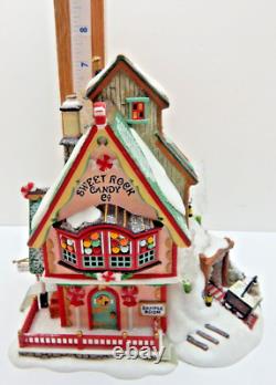 Dept 56 North Pole Series Sweet Rock Candy Co #56725 Old Stock Complete Set