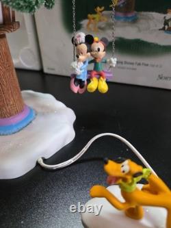 Dept 56 North Pole Series Swinging Disney Fab Five Tested Working