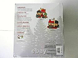 Dept 56 North Pole Series The Bitsy Bungalows New In Sealed Box