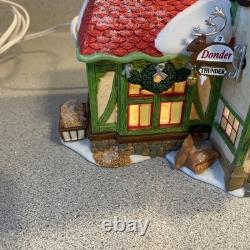 Dept. 56 North Pole Series The Reindeer Stables Donder & Blitzen 809360 Read