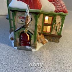 Dept. 56 North Pole Series The Reindeer Stables Donder & Blitzen 809360 Read