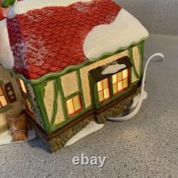 Dept. 56 North Pole Series The Reindeer Stables Donder & Blitzen 809360 Read