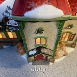 Dept. 56 North Pole Series The Reindeer Stables Donder & Blitzen 809360 Read