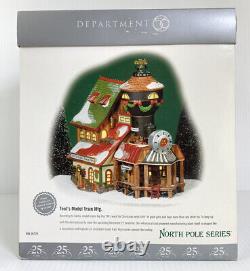 Dept. 56 North Pole Series Toot's Model Train Mfg. 25 Yrs Limited Ed. Animated
