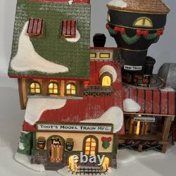 Dept 56 North Pole Series Toot's Model Train Mfg. #56.56728 With Box EUC
