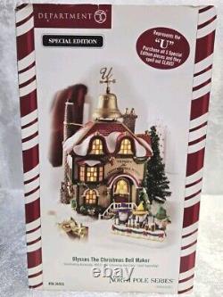 Dept 56 North Pole Series Ulysses The Christmas Bell Maker #56955 NEW