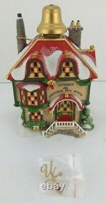 Dept 56 North Pole Series Ulysses the Christmas Bell Maker #56955 withLt Cord, Box