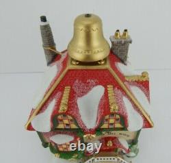 Dept 56 North Pole Series Ulysses the Christmas Bell Maker #56955 withLt Cord, Box