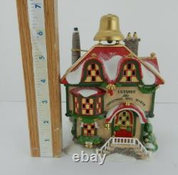 Dept 56 North Pole Series Ulysses the Christmas Bell Maker #56955 withLt Cord, Box