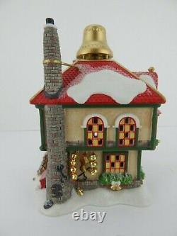 Dept 56 North Pole Series Ulysses the Christmas Bell Maker #56955 withLt Cord, Box